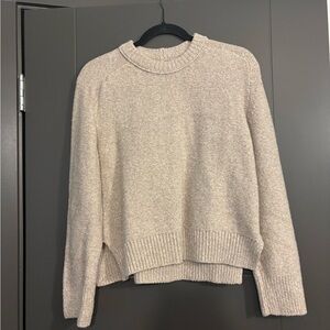 Abercrombie & Fitch Cream Crew Neck Sweater